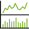 통계 그래프 아이콘